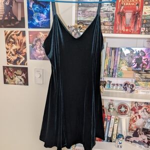 Blackmilk Strappy Mini Green Dress